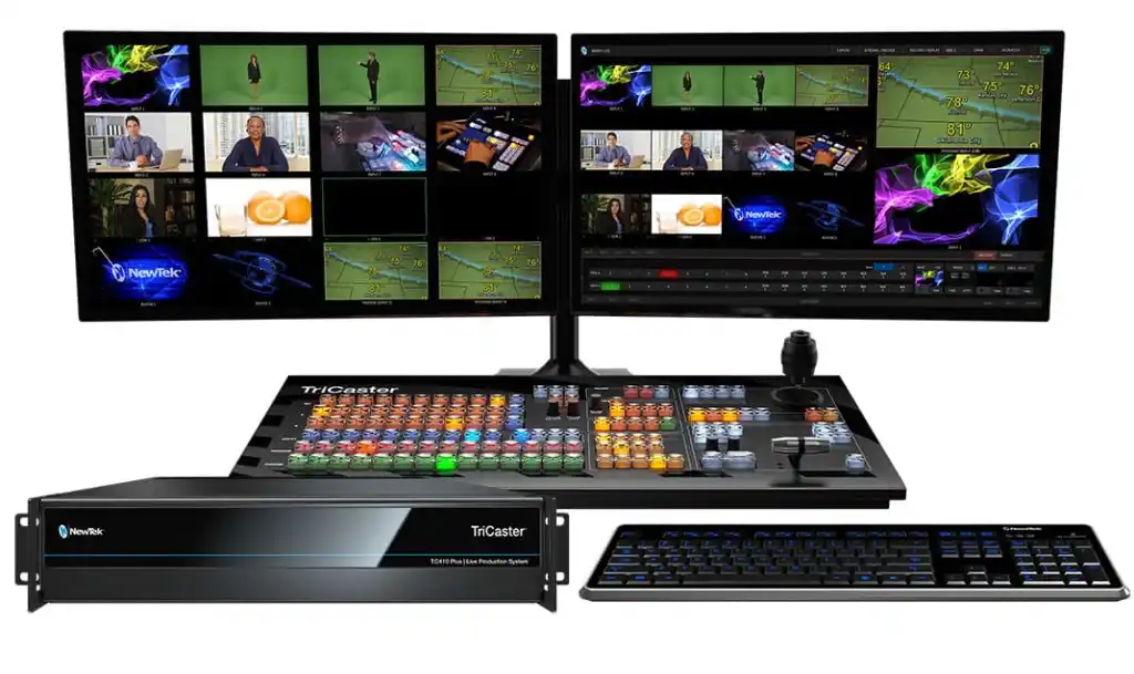 Vizrt Tricaster system interface